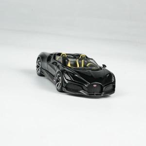 MINIGT 1:64 부가티 W16 미스트랄 블랙 합금 자동차 모델 1058