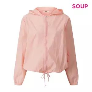 SOUP 데일리 밑단 스트링 바람막이 점퍼 S63JP02