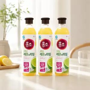 청정원 홍초 레몬 라임 900ml x 3 (저당) 코스트코 두레샵2606