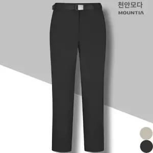 마운티아 남성 여름 스탠다드핏 팬츠 편안한 착용감으로 데일리하게 착용 팬싱팬츠7 1MQPNMV001 블랙_CA