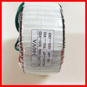 토로이달 변압기, 300W AC220V ~ 43V18V 순수 구리 절연 단상 전원  장치, 소 전압 맞춤 가능