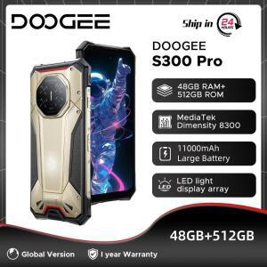 글로벌 버전 DOOGEE S300 Pro 러기드폰 48GB+512GB 디멘시티 8300 11000mAh 배터리 66W 6.78인치 FHD+120Hz