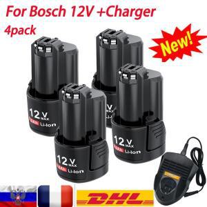 Bosch BAT411 배터리 리튬 이온 충전지 충전기 용 12V/10.8V 3000mAh