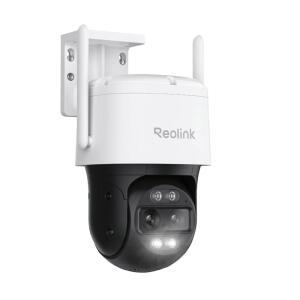 REOLINK 4K 유선 WIFI 실외 보안 카메라 8MP 듀얼 렌즈 360 PTZ 자동 추적 2.4 / 5GHZ 스마트 인물/차량/동물 감지 6배 하이브리드 줌 컬러 나이트 비전 트랙믹스 VK1