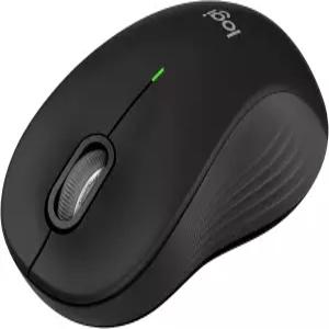 로지텍 시그니처 M550 L 풀 사이즈 무선 마우스 큰 무소음 클릭 블루투스 블랙