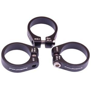 CSL-S007 접이식 자전거  시트포스트 클램프 37mm 38.1mm 대형 볼트 고정형 부품