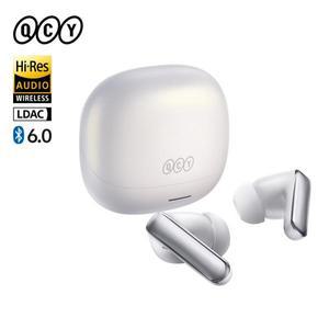 QCY HT21 무선 이어폰 멜로버드 N65 -60dB AI 어댑티브 ANC 이어버드 블루투스 6.0 LDAC 하이 레졸루션 오