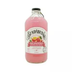 호주탄산음료 분다버그 핑크자몽 병 발효음료 탄산음료 375ml 12개