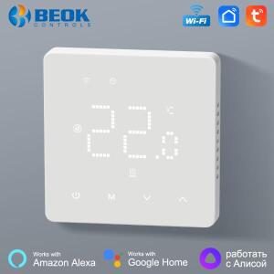 Beok 투야 와이파이 룸 온도조절기 바닥 난방 시스템가스 보일러 전기 알렉사 구글 홈