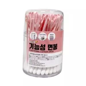 양면 귀이개 일체형 기능성 위생 면봉 80개입 메이크업 수정 귀청소 귀파개 위생면봉 화장면봉