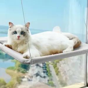 고양이 침대 창문 해먹 창틀 흡착 캣타워 창문선반