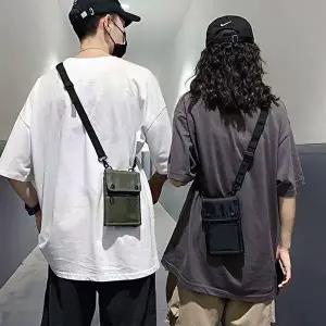 남녀공용 지갑 겸용 멀티포켓 보조가방 크로스백-WFOMHB2