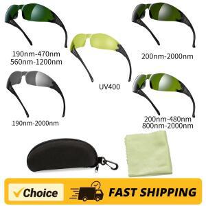 다기능 레이저 보호 고글 200-480nm 560nm-1200nm 안전 안경 IPL-2 세련된 Glasse