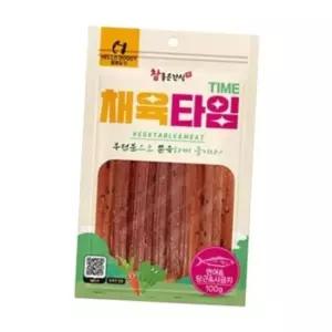 참좋은간식 채육타임 100g 1팩 연어-당근-시금치