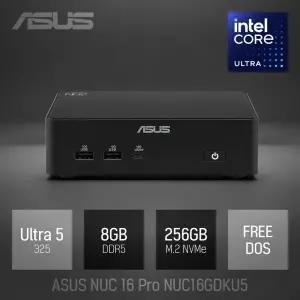 ⓒ ASUS NUC 16 Pro NUC16GDKU5 8GB 256GB / 산업용 주식용 기업용 작고 가벼운 고성능 미니PC