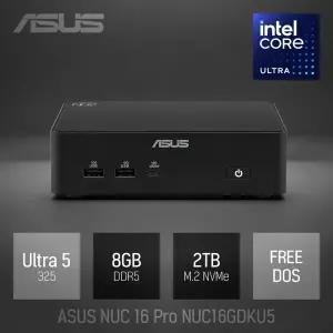 ⓒ ASUS NUC 16 Pro NUC16GDKU5 8GB 2TB / 산업용 주식용 기업용 작고 가벼운 고성능 미니PC