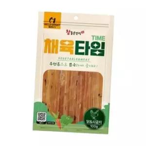 참좋은간식 채육타임 100g 1팩 닭-시금치
