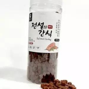 강아지 국내산 소프트 져키 연어 1kg 노즈워크 간식