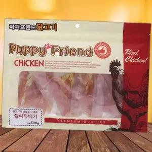 퍼피프랜드 치킨 젤리 꽈배기 300g