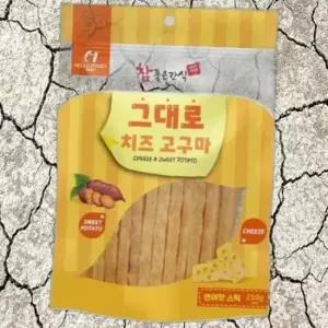 그대로 치즈 고구마 연어맛 큐브 250g