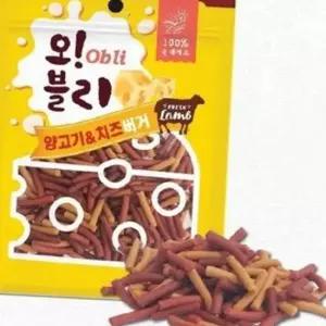 오블리 강아지 간식 건강식 애견간식 양고기치즈 100g