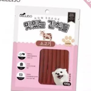 맛있는간식들 소고기 100gx5 말랑한 강아지 칭찬