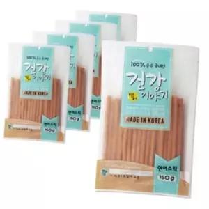 PT64 애견 간식 연어 져키 150g 5P 강아지 스틱간식