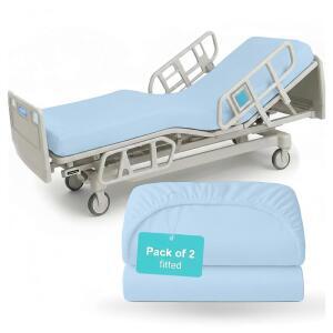 SATEEN BEDDING STORE 2팩 병원 침대 매트리스 시트 6인치) 15.2CM(36 및 커버 가정용 203.2CM 관리 91.4CM 80