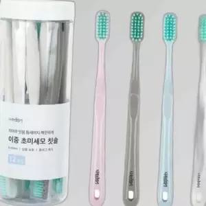 디디샵 초미세모 12개입 이중 칫솔 대용량 건강 충치