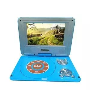 9인치 휴대용 DVD 플레이어 충전식 배터리 7인치 회전 디스플레이 화면 및 듀얼 스피커 모바일
