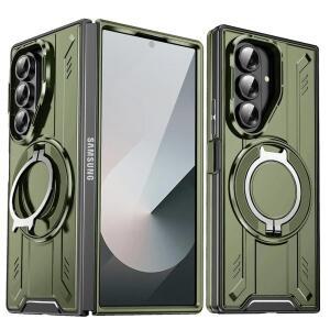 360 ° 삼성호환 갤럭시호환 Z 폴드 7 Fold7 5G TPU + PC 충격 방지 견고한 보호 커버에 대한 마그네틱 링