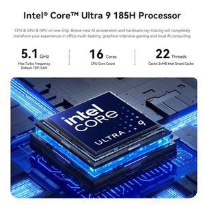 토프톤 F13 미니 인텔 울트라 155H 썬더볼트 PC 코어 5G 게이머 185H 2X2
