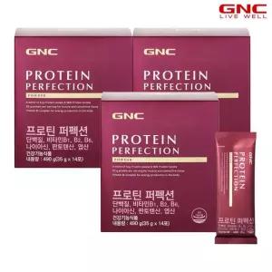 [GNC] 프로틴 퍼펙션 490g (35g x 14포 14일분) x 3개_56760x3