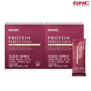 [GNC] 프로틴 퍼펙션 490g (35g x 14포 14일분) x 2개_56760x2
