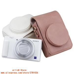 Canon G7X2/3Mark II SX740hs/730/720 용 PU 가죽 카메라 케이스 커버 Sony ZV-1 ii m2 1F RX100m7/6/5 LUM