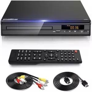 DVD 플레이어 HDMI 출력 TV용 모든 지역 무료 CD NTSC/PAL 시스템 포함 마이크 및 USB 입력 지원 HDMI/RCA