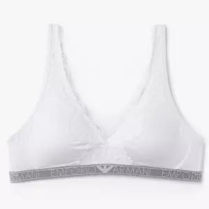 매장정품 EMPORIO ARMANI UNDERWEAR 엠포리오 아르마니 언더웨어 플라워 자수 리무브 브라렛 브라(08241815