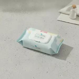 러브레터 캡형 물티슈 80매 10팩 1박스 WE78241