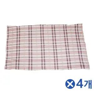 [골드스마일]TBZ 포근한 체크 항공담요 160cmx4개 고급담요 극세사담요