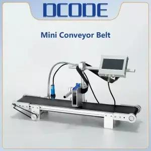 DCODE 60CM 미니 컨베이어 벨트 날짜 코드 프린터 조정 가능한 속도 휴대용 잉크젯 부품 액세서리 조립