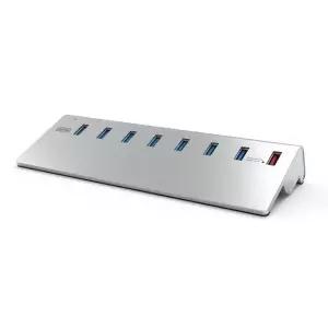 고품질 USB3.0 8포트 허브 스탠드형 퀵차지 데스크탑 노트북 (WA19411)