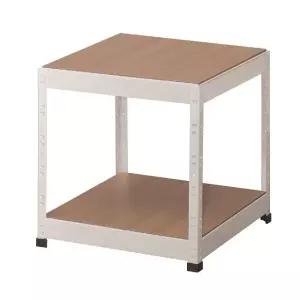 견고한 안전성 철제선반 2단 가로 80 높이 90 수납장 (WA91307)