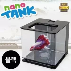 고품질 자동물갈이 어항 (블랙) 수조케이스 물고기 수족관 물고기수조 (WB35783)