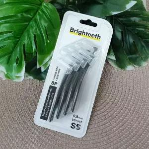 TBZ 치간칫솔 치실 L타입 SS (0.8mm) 8개입