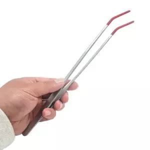 WL 파충류 도마뱀 먹이 핀셋 밀웜 피딩용 곡선 집게 27cm 긴핀셋