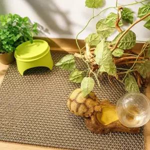 파충류 보습 방수 바닥재 패드 40 x 40cm 사육장 매트 크레용품