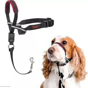 Halti Optifit Headcalar 반려견 목줄 당기는 것을 막으세요 조절 가능하고 반사적이며 가벼운 패딩 코