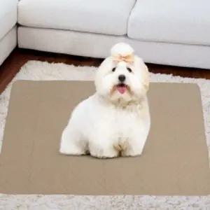 강아지배변판 펫도그빨아쓰는재사용배변패드 150x90cm 브라운