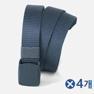 TBZ 스트릿 패브릭 버클벨트 117cm 네이비x4개 케쥬얼코디-WFMIBOB