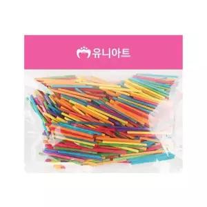 칼라 성냥 나무 막대 만들기재료 공예재료 성냥스틱 초등